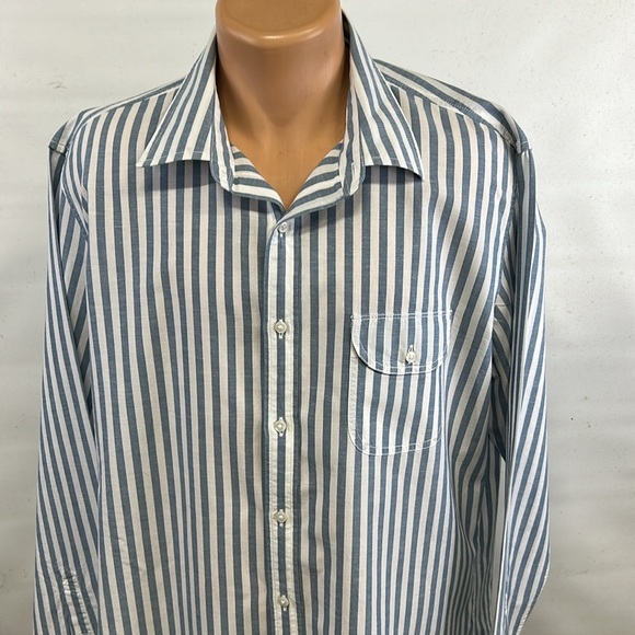 J. Crew/Jeans long sleeve button down shirt.  XL - Picture 2 of 7